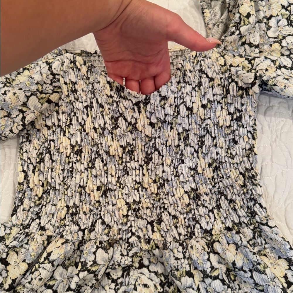 H&M FLORAL MINI DRESS - Picture 3 of 5